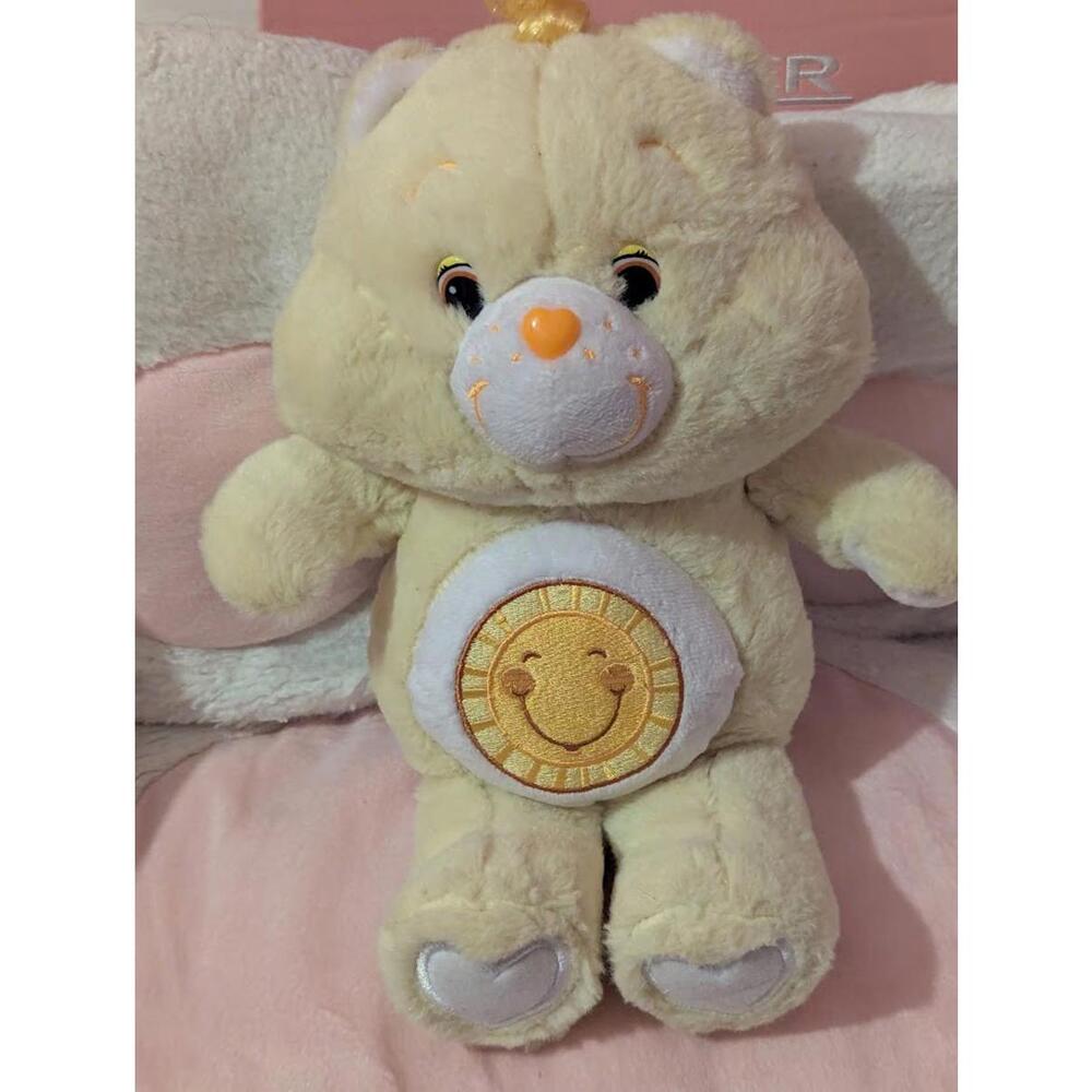 Funshine Bear plushie with brushable hair